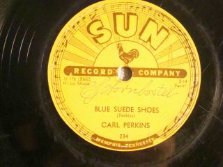 78 : Sun 234 - Carl Perkins - Blue Suede Shoes /honey Don 
