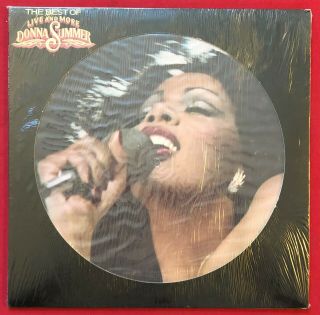 Donna Summer The Best Of Live And More Picture Disc Lp (1978)