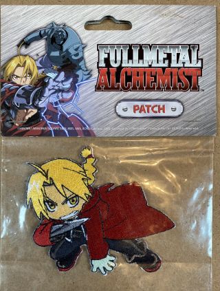 Edward Elric Patch Fullmetal Alchemist Funimation 3 " Rare Anime Manga
