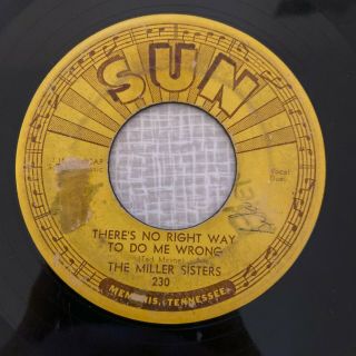 Rockabilly 45 The Miller Sisters - There 