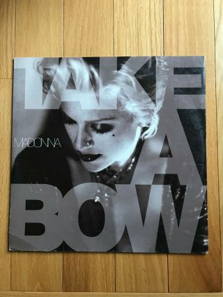 Madonna Take A Bow Us 12 " Vinyl 1994 Gold Stamp Promo Version Bedtime Stories