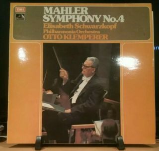Hmv Asd 2799 (sax 2441) Schwarzkopf Po Klemperer Mahler Symphony 4 Dg Sxl Rca