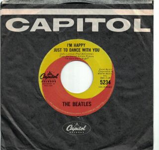 Mfd In Canada Capitol 5234 Rock 45 Rpm The Beatles : I 
