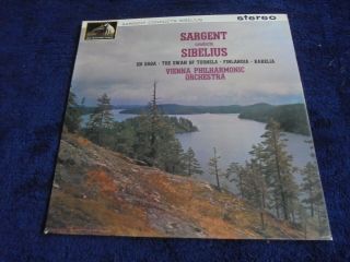 Sibelius/sir Malcolm Sargent 1963 Uk Lp Stereo Hmv Asd 541 W&g