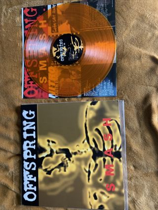 Smash Lp By The Offspring Orange Vinyl Limited Edition 2009 Nm/ex 86868 - 1