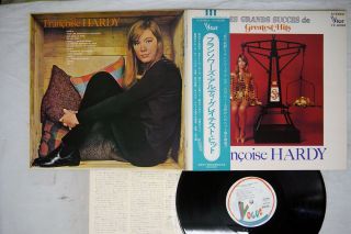 Francoise Hardy Les Grands Succes De Vogue Yx - 6088 Japan Obi Vinyl Lp