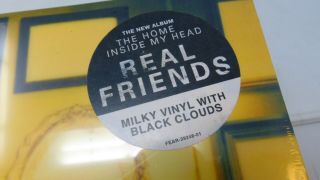 Real Friends - THE HOME INSIDE MY HEAD MILK VINYL W/ BLACK CLOUDS LIMITED TO 500 3