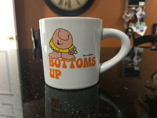 Vintage 1982 Ziggy Mug Coffee Cup Mug “bottoms Up”