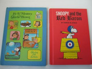1st Edition Snoopy & The Red Baron Book,  Mystery Charlie Brown Peanuts 1966 H2