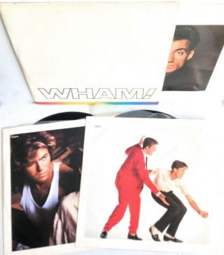 2 X Lp Album 1986 Wham ‎– The Final Record 12” Epic ‎– Epc 88681