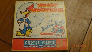 8mm Film - Vintage Woody Woodpecker Castle Films 469