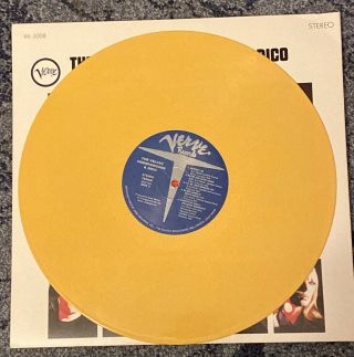 The Velvet Underground & Nico Self - Titled Verve V6 - 5008 Yellow Vinyl Lp Re - Issue