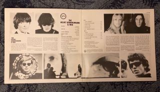 THE VELVET UNDERGROUND & NICO Self - Titled VERVE V6 - 5008 Yellow Vinyl LP Re - issue 3