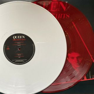 QUEEN ' S GREATEST HITS RED & WHITE EXCLUSIVE VINYL LIMITED ED LP 2