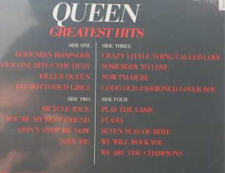 QUEEN ' S GREATEST HITS RED & WHITE EXCLUSIVE VINYL LIMITED ED LP 3