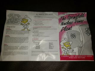 The Wonders Of The Springfield Nuclear Power Plant Visitor Guide (the Simpsons)