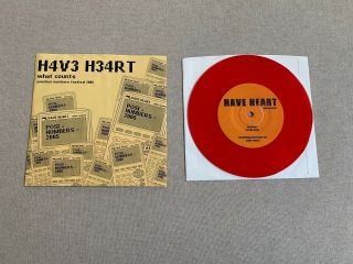 Have Heart - What Counts Posi Numbers Fest Red " Limited Straight Edge Hardcore