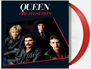 Queen - Greatest Hits Vol 1 Exclusive White & Red Vinyl 2 Lp Limited Ed
