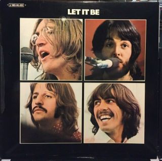 The Beatles Let It Be Lp 1st Pressing Odeon J 062 - 04.  433 Barcelona Spain 1970