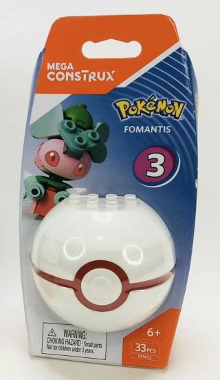 Pokemon Mega Construx Fomantis Figure Set (series 3) 038