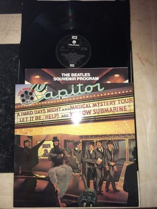 The Beatles Reel Music 1982 Vinyl Record Vg,