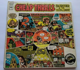 Thrills Big Brother And The Holding Company Janis Joplin Vinyl Lp Kcs 9700