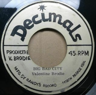 Valentine Brodie " Living For The City " (stevie Wonder) 1975 Reggae Dub Mp3