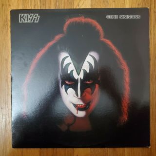 Kiss Gene Simmons 1978 Ex Vinyl Lp Ex Record Cover Casablanca Nblp 7120