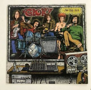 Rock - Glory ‎– On The Air - Split Color Vinyl Rockadelic Records ‎lp