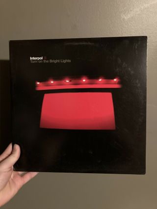 Interpol - Turn On The Bright Lights Vinyl Lp First Press 2002