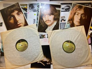 “the White Album” By The Beatles (vinyl Lp Rexord,  2 - Disc Set,  Capitol)