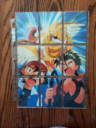 Pokemon Santizo Editores Cromo Manga 1999,  Nintendo,  9 Piece Puzzle Scarce Pb2
