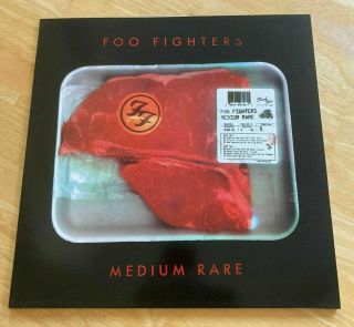 Foo Fighters Medium Rare Red Vinyl Lp,  Lyric Insert
