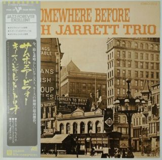 Keith Jarrett Trio Somewhere Before Vortex P - 7529a Obi Japan Vinyl Lp Jazz