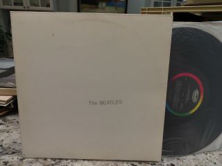 The Beatles White Album Double Lp Capitol Rainbow 1983 Near - Nm - Vinyls
