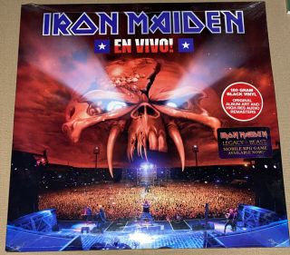 Iron Maiden En Vivo 3x Vinyl Lp Heavy Metal Vinyl 180 Gram