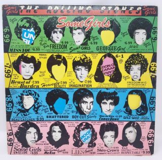 The Rolling Stones Some Girls / 1978 Vinyl Record / Lp