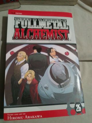 Fullmetal Alchemist Vol 3,  4 - 6,  and 26 2