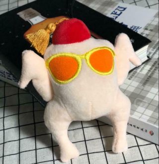 Tv Show Friends Monica Geller With Turkey Head Plush Doll Toy Christmas Gift