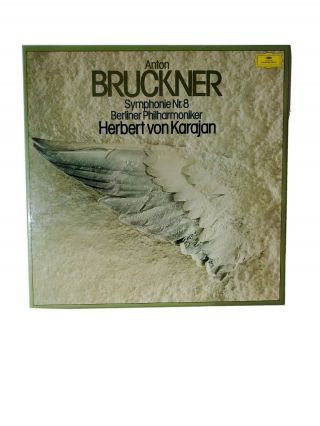 Anton Bruckner Symphony No.  8 1976 Uk Double Vinyl Lp Box Set Cat 2707085