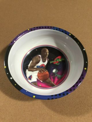 Vintage 1996 Space Jam Dinnerware Michael Jordan Bowl Bugs Bunny Tune Squad