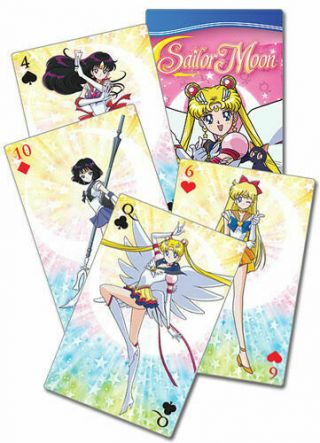 Sailor Moon Sailor Stars Playing Cards Deck Officially Licensed
