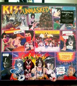 Kiss Unmasked 180 Gram Audiophile Vinyl Srink Wrap W Poster