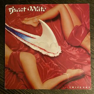 Great White.  Twice Shy Vinyl Lp Est 2096 Orig Uk Press Rare Vg,