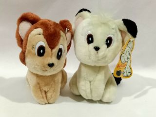 Kimba The White Lion Jungle Emperor Leo & Lyra Plush Toy Set Banpresto Tezuka