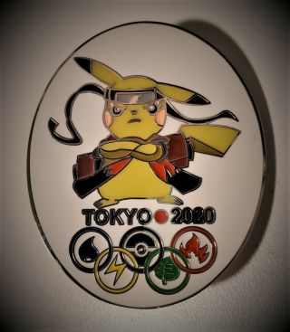 Pokemon 2020 Tokyo Olympic Pikachu Pin/pins Rare/ships From Usa/new