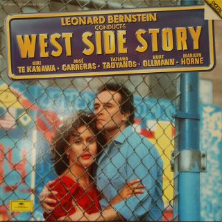 West Side Story Leonard Bernstein Kanawa Jose Carreras Marilyn Horne 2x Vinyl
