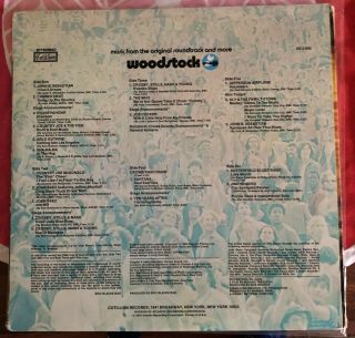Woodstock Set 3 Albums Cotillion Records Soundtrack Vinyl LP 2