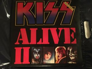 Kiss Alive Ii Lp 1977 Gatefold Canada 1st Pressing Casablanca Polydor