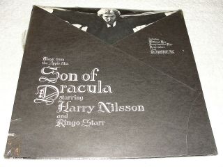 " Son Of Dracula " 1974 Soundtrack Lp,  Harry Nilsson,  Ringo Starr,  Iron On